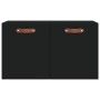 Mobile a Parete Nero 60x36,5x35 cm in Legno Multistrato