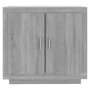 Credenza Grigio Sonoma 80x40x75 cm in Legno Multistrato