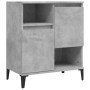 Credenza Grigio Cemento 60x35x70 cm in Legno Multistrato