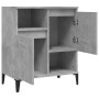 Credenza Grigio Cemento 60x35x70 cm in Legno Multistrato