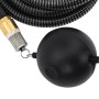 Tubo di Aspirazione con Connettori in Ottone 4 m 25 mm Nero