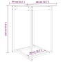 Tavolo da Bar Miele 80x80x110 cm in Legno Massello di Pino