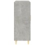 Credenza Grigio Cemento 69,5x34x90 cm in Legno Multistrato