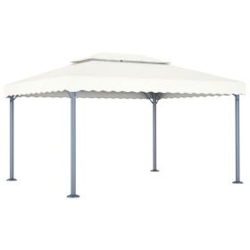 Gazebo 400x300 cm Crema Alluminio