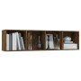 Libreria/Mobile TV Rovere Fumo 143x30x36cm in Legno Multistrato