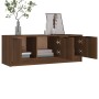 Mobile TV Marrone Rovere 102x35x36,5 cm in Legno Multistrato