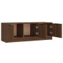 Mobile TV Marrone Rovere 102x35x36,5 cm in Legno Multistrato