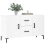 Credenza Bianca 100x36x60 cm in Legno Multistrato