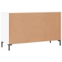 Credenza Bianca 100x36x60 cm in Legno Multistrato