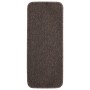 Tappetini Scale 15 pz 60x25 cm Marroni Antiscivolo Rettangolari