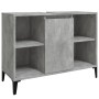 Mobile Lavabo Grigio Cemento 80x33x60 cm in Legno Multistrato