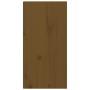 Pensili 2 pz Marrone Miele 80x30x35cm in Legno Massello di Pino