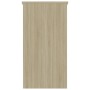 Scrivania Rovere Sonoma 80x40x75 cm in Legno Multistrato