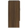 Armadietto a Muro Rovere Marrone 60x31x70 cm Legno Multistrato