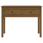Tavolo Consolle Miele 100x35x75 cm in Legno Massello di Pino