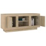 Mobile Porta TV Rovere Sonoma 102x35x45 cm in Legno Multistrato