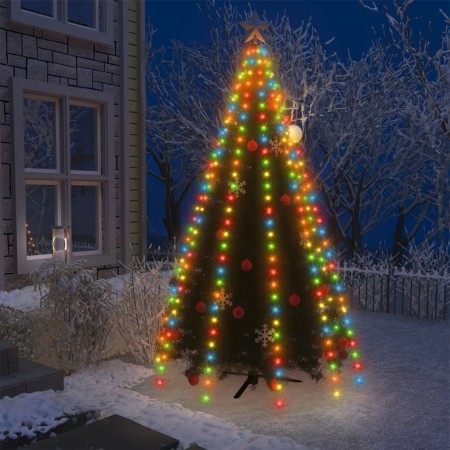 Rete di Luce per Albero di Natale 300 LED Multicolori 300 cm