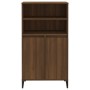 Credenza Rovere Marrone 60x36x110 cm in Legno Multistrato