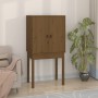 Credenza Miele 60x40x120 cm in Legno Massello di Pino