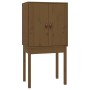 Credenza Miele 60x40x120 cm in Legno Massello di Pino