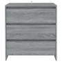 Credenza Grigio Sonoma 70x41x75 cm in Truciolato