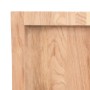 Piano Tavolo Marrone Chiaro 140x60x(2-6) cm Rovere Non Trattato
