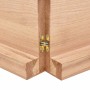 Piano Tavolo Marrone Chiaro 140x60x(2-6) cm Rovere Non Trattato