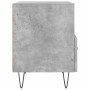 Comodini 2 pz Grigio Cemento 40x35x47,5 cm in Legno Multistrato