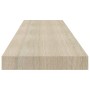 Scaffali a Parete 2 pz Rovere 90x23,5x3,8 cm in MDF