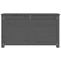 Contenitore Portaoggetti Grigio 80x40x45,5cm Massello di Pino