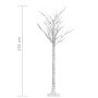 Albero Natale 140 LED 1,5 m Salice Blu Interno Esterno