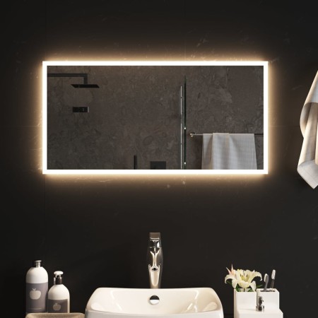 Specchio da Bagno con Luci LED 80x40 cm