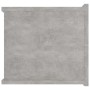 Comodini 2 pz Grigio Cemento 40x30x30 cm in Legno Multistrato