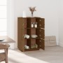 Credenza Miele 67x40x108,5 cm in Legno Massello di Pino