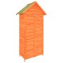 Rimessa da Giardino Marrone 89x52,5x175 cm Legno Massello Pino