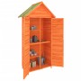 Rimessa da Giardino Marrone 89x52,5x175 cm Legno Massello Pino