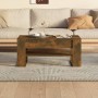 Tavolino Salotto Rovere Anticato 102x55x45 cm Legno Multistrato