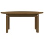 Tavolino da Salotto Miele 80x40x35 cm in Legno Massello di Pino