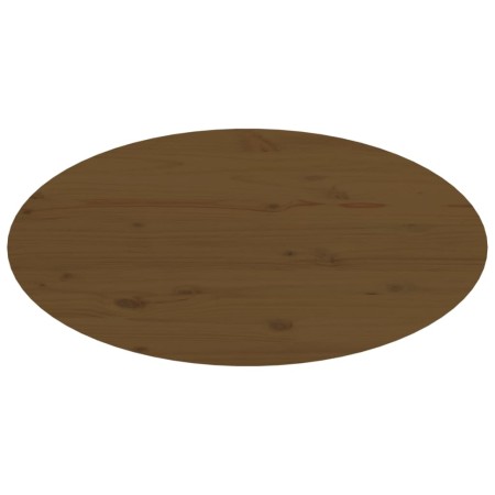 Tavolino da Salotto Miele 80x40x35 cm in Legno Massello di Pino