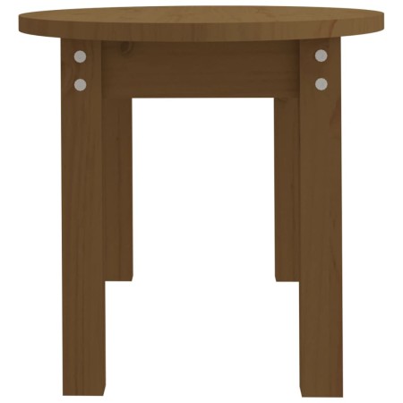 Tavolino da Salotto Miele 80x40x35 cm in Legno Massello di Pino