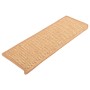 Tappeti Autoadesivi Scale Aspetto Sisal 15pz 65x21x4 Arancione