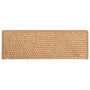 Tappeti Autoadesivi Scale Aspetto Sisal 15pz 65x21x4 Arancione