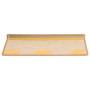 Tappeti Autoadesivi Scale Aspetto Sisal 15pz 65x21x4 Arancione