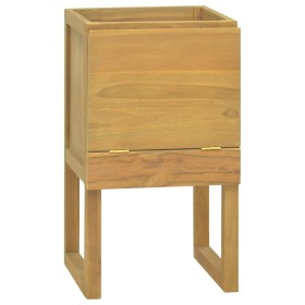 Mobile da Bagno 45x45x75 cm in Legno Massello di Teak