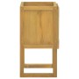 Mobile da Bagno 45x45x75 cm in Legno Massello di Teak