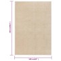 Tappeto a Pelo Corto 160x230 cm Beige