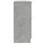 Credenze 2 pz Grigio Cemento 30x30x70 cm in Legno Multistrato