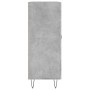 Credenza Grigio Cemento 69,5x34x90 cm in Legno Multistrato