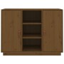 Credenza Miele 100x40x75 cm in Legno Massello di Pino