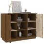 Credenza Miele 100x40x75 cm in Legno Massello di Pino